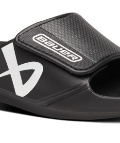 BAUER/OOFOS Men's OOahh Sport Flex Sandal – Black