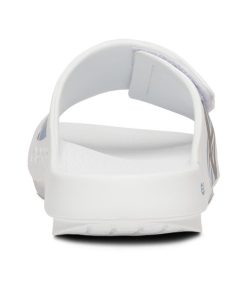 BAUER/OOFOS Men's OOahh Sport Flex Sandal – White