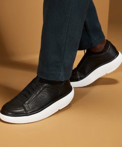 Men's Club+ Leather - White Black