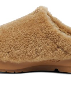 Women's OOcoozie Sherpa Mule - Café Spice